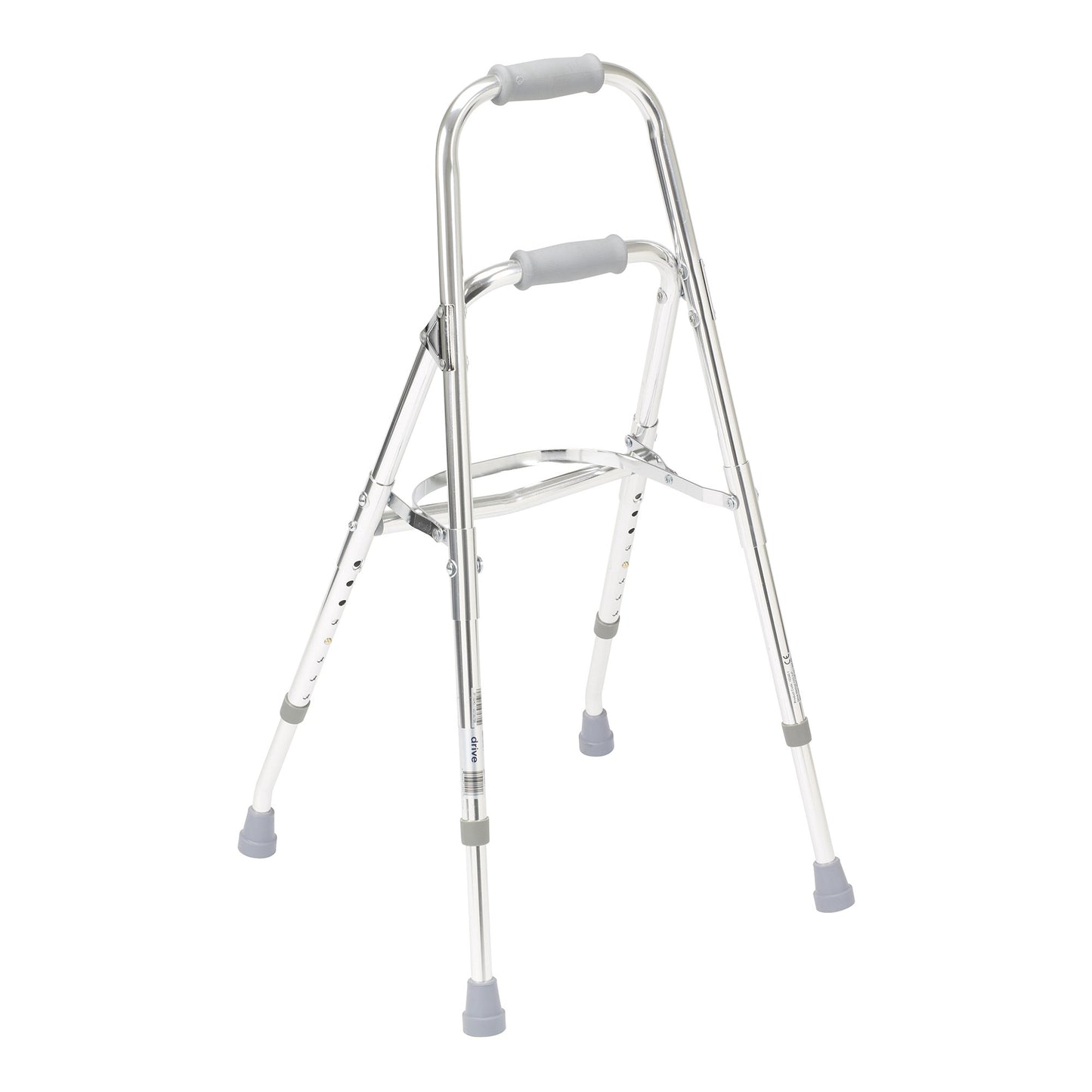 Drive Medical™ Hemi Aluminum Side Step Folding Walker 