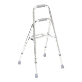 Drive Medical™ Hemi Aluminum Side Step Folding Walker 