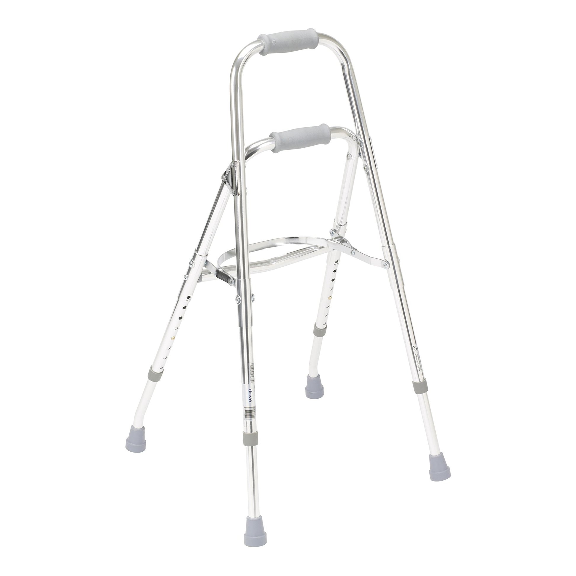 Drive Medical™ Hemi Aluminum Side Step Folding Walker 