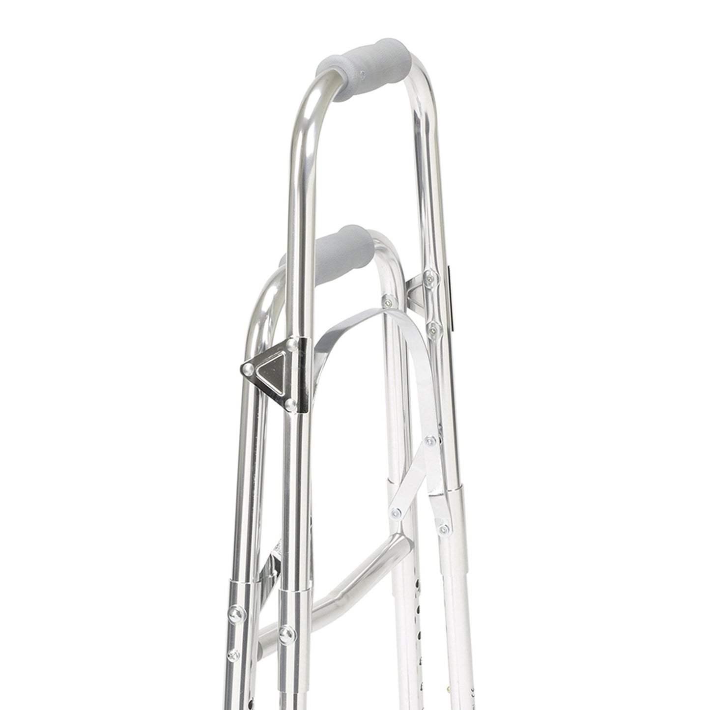 Drive Medical™ Hemi Aluminum Side Step Folding Walker 