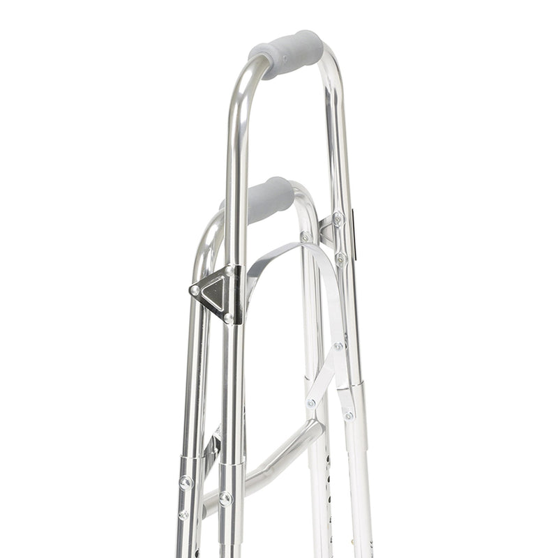 Drive Medical™ Hemi Aluminum Side Step Folding Walker 