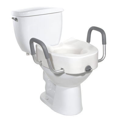 Drive Medical™ Premium Elongated Toilet Seat with Lock 