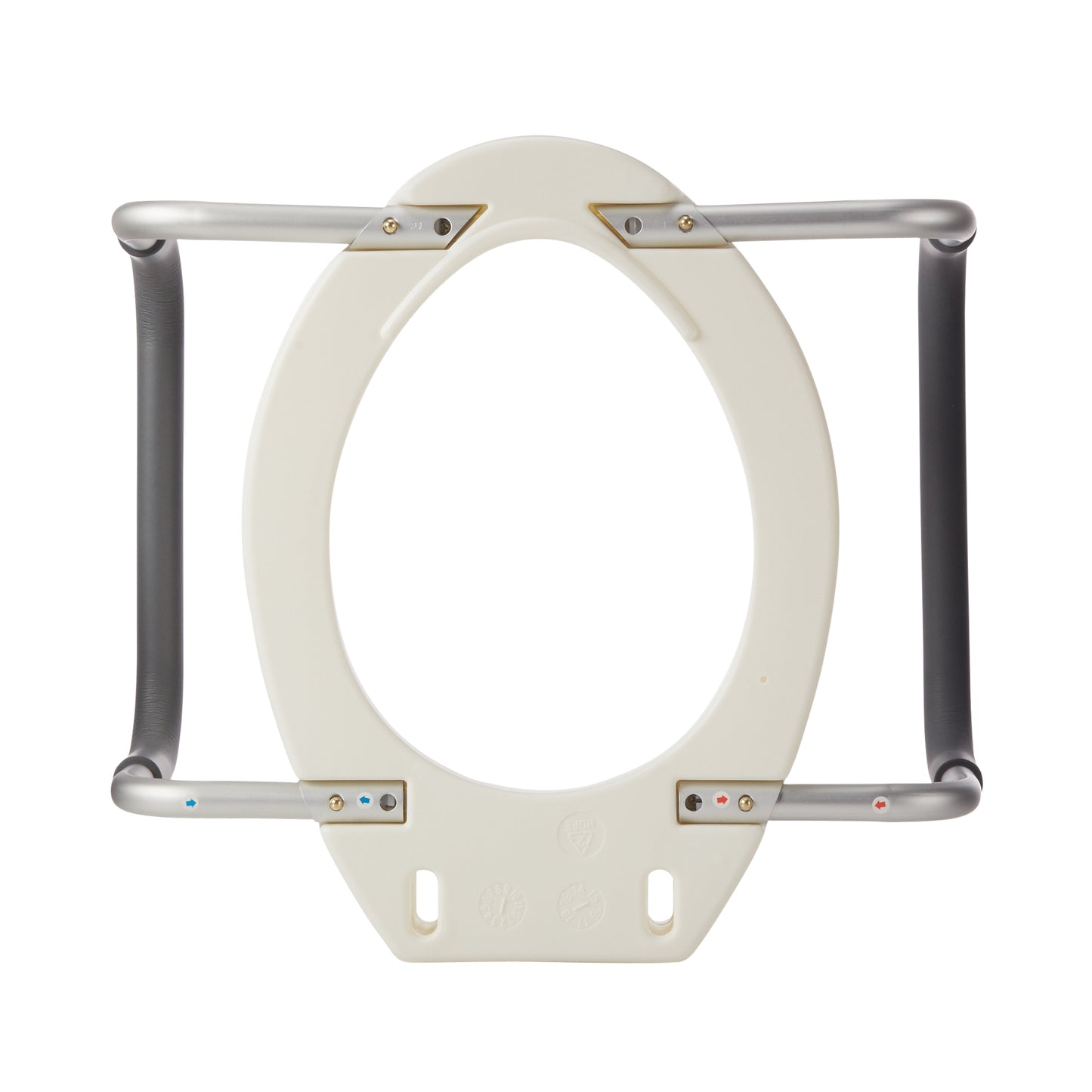 Drive Medical™ Premium Raised Toilet Seat with Removable Arms 