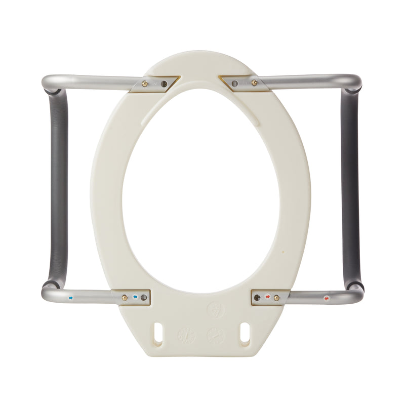 Drive Medical™ Premium Raised Toilet Seat with Removable Arms 