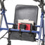 Drive Medical™ Steel Rollator with 6 Inch Wheels 