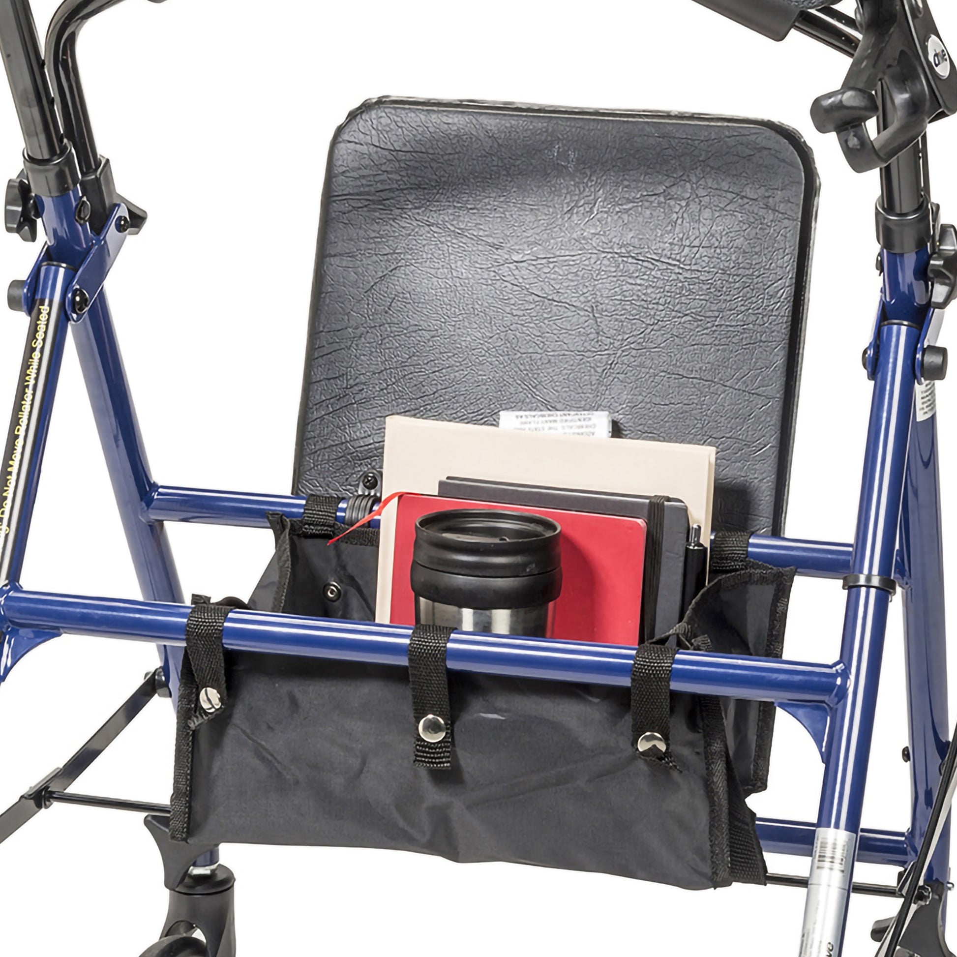 Drive Medical™ Steel Rollator with 6 Inch Wheels 