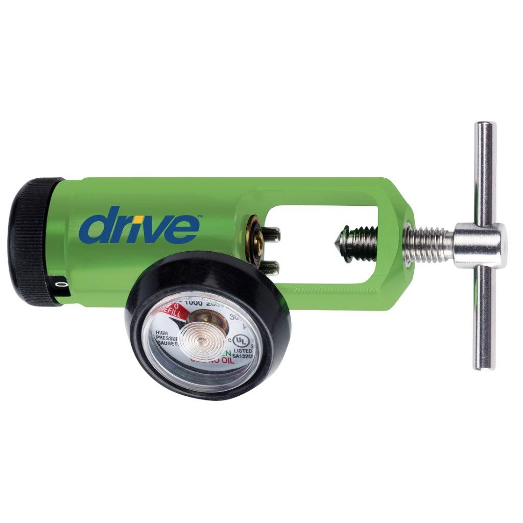 Drive Medical Oxygen Regulator Click Style 0 - 15 LPM