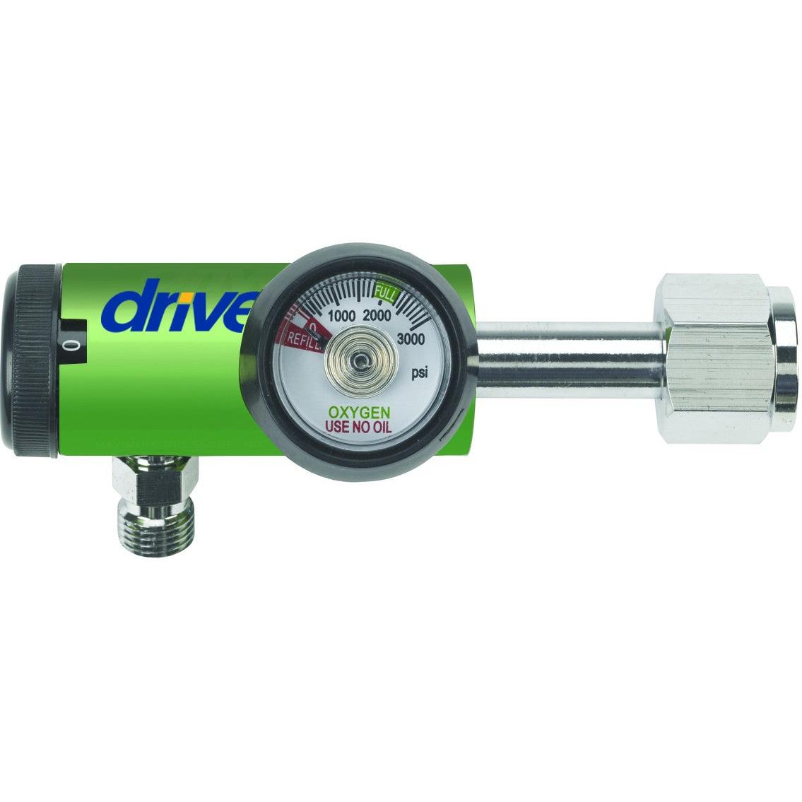 Drive Medical Oxygen Regulator Click Style 0 - 15 LPM CGA-540 Each 