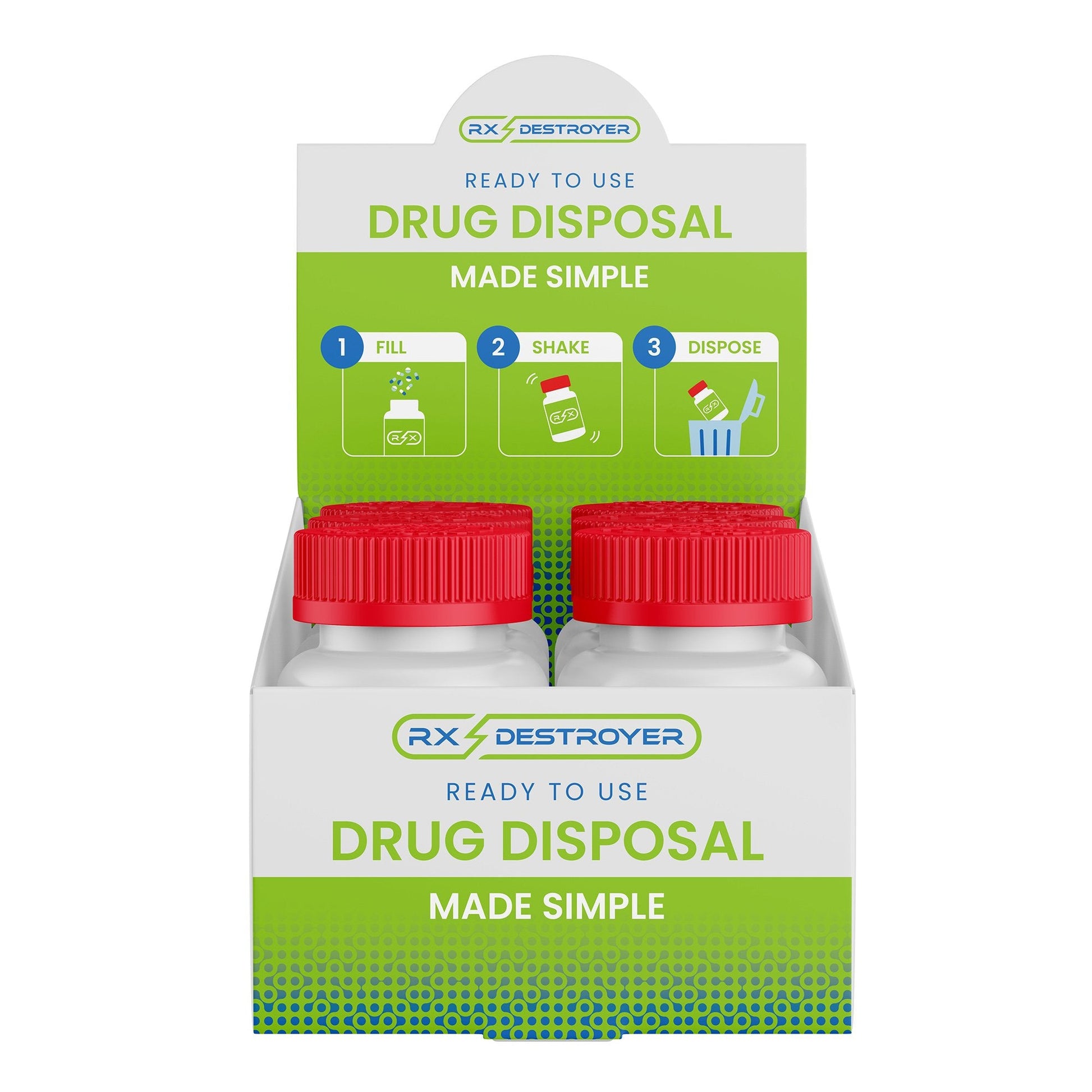 Drug Disposal System Rx Destroyer™ - All Purpose Case of 12 
