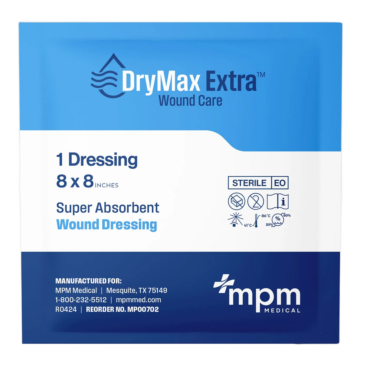 DryMax Extra Super Absorbent Dressing 1 Each 