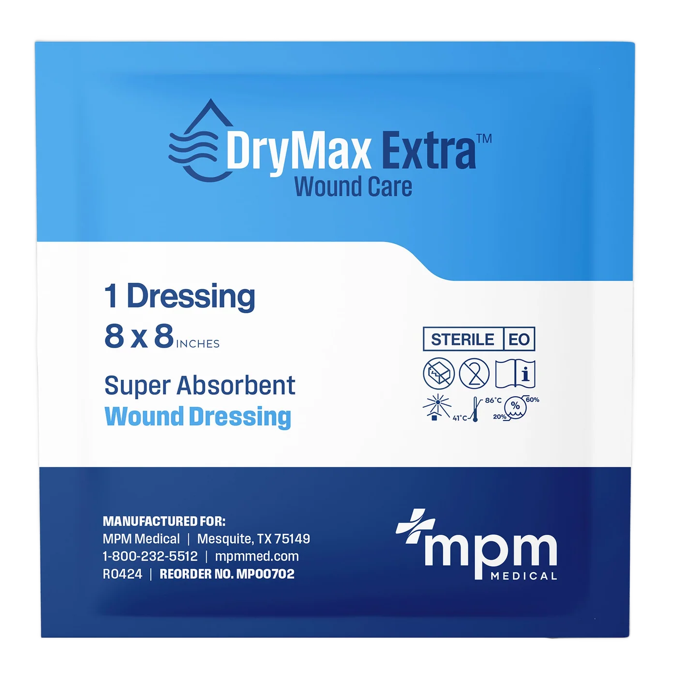 DryMax Extra Super Absorbent Dressing 1 Each 