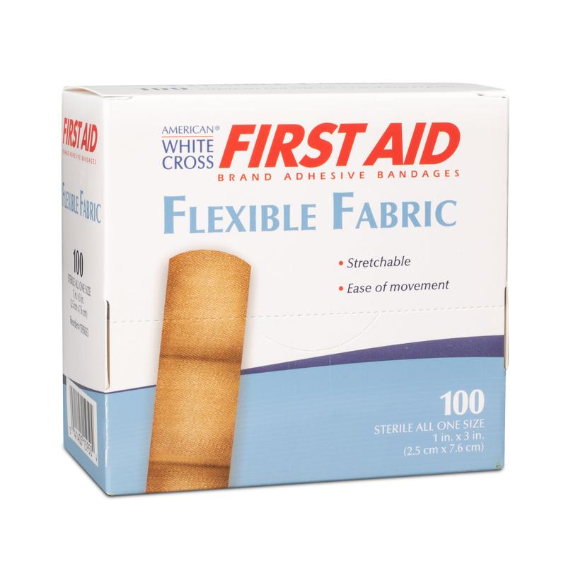 Dukal Fabric Tan Adhesive Bandage Tan 1" x 3" 1 Each