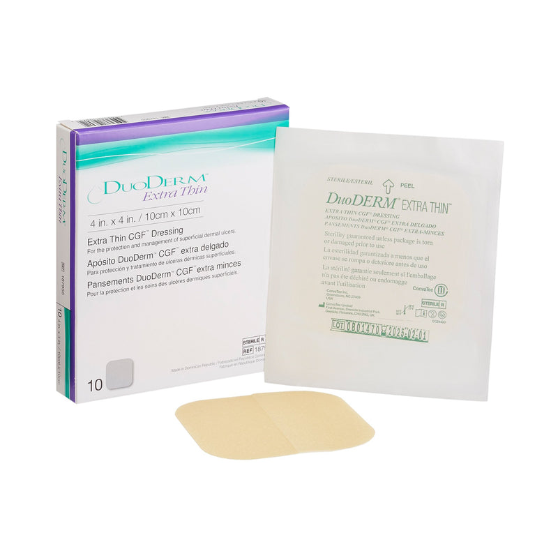 DuoDerm® Extra Thin Hydrocolloid Dressing 2" x 4" 1 Each 