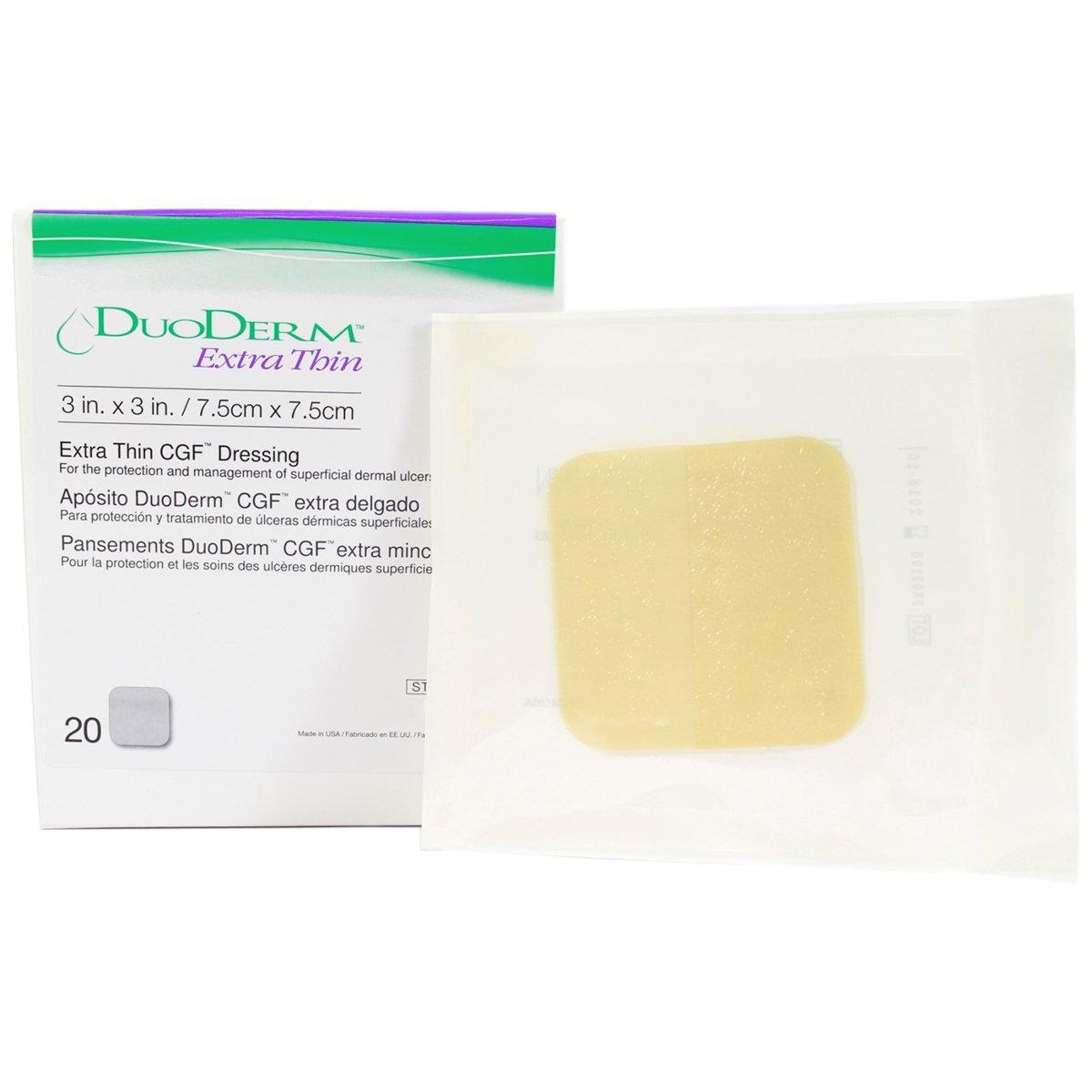 DuoDerm® Extra Thin Hydrocolloid Dressing 2" x 4" 1 Each 