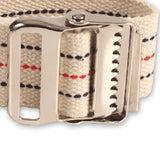 Dynarex® Pinstripe Gait Belt with Metal Buckle 60" Length Cotton Case of 36