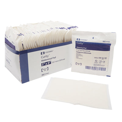 Dynarex® Sterile Abdominal Pad 5" x 9" Nonwoven Cellulose Box of 20
