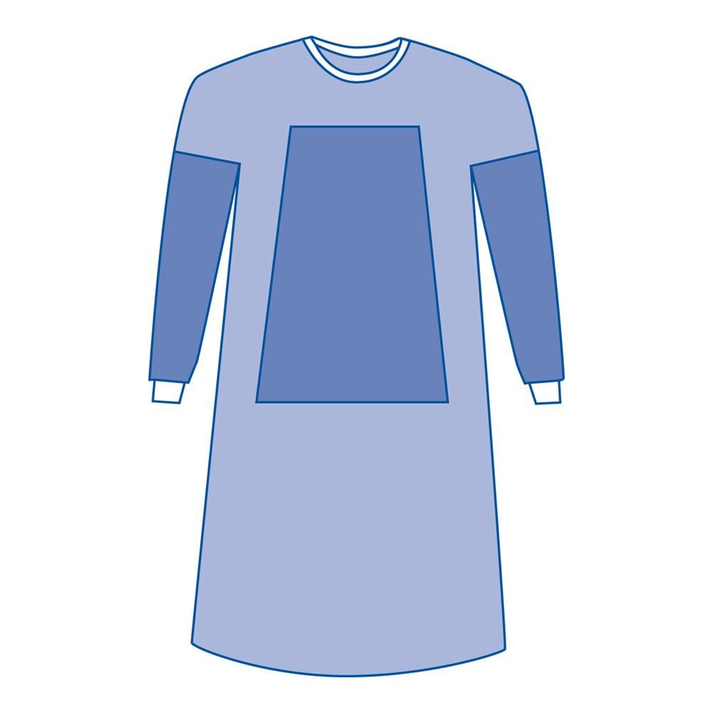 Aurora™ Sterile Fabric-Reinforced Surgical Gowns with Set-In Sleeves L 1 Each 