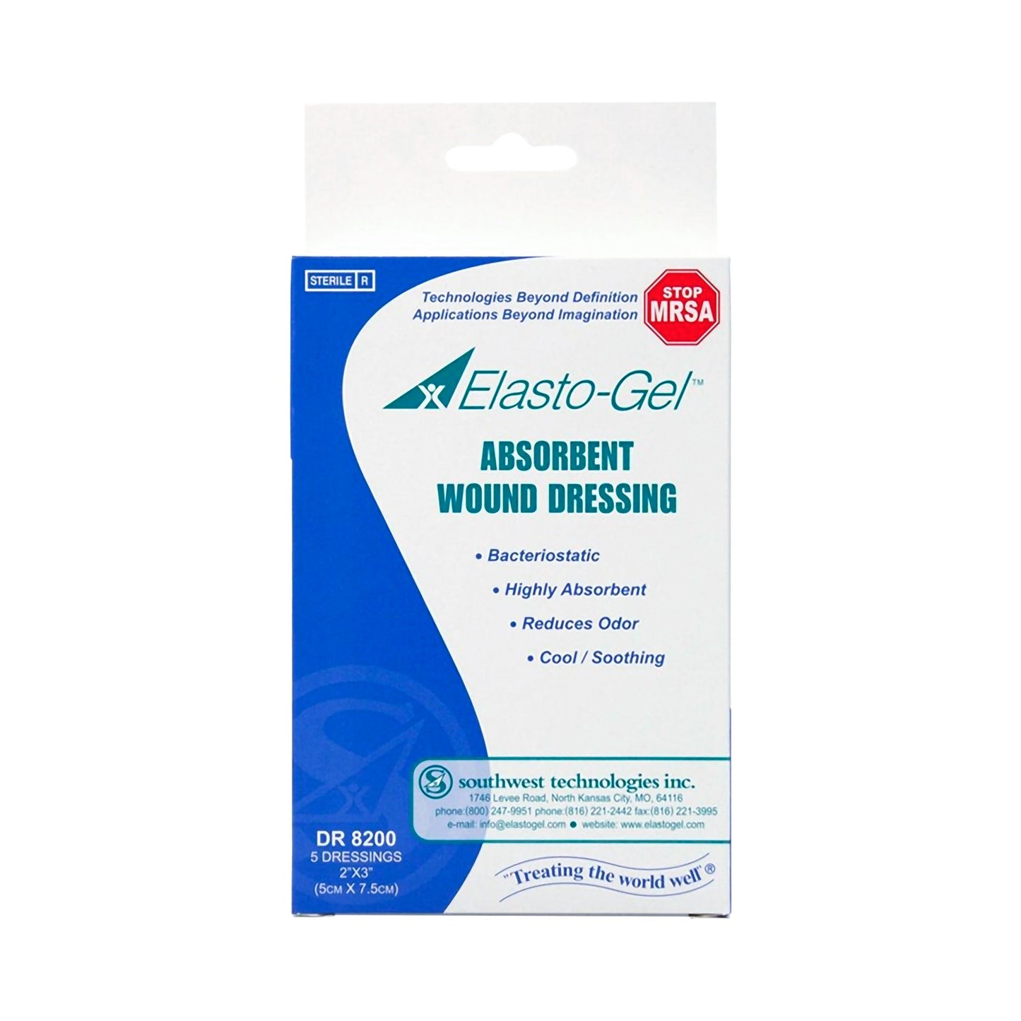 Elasto-Gel™ Wound Dressing 2" x 3" 1 Each 