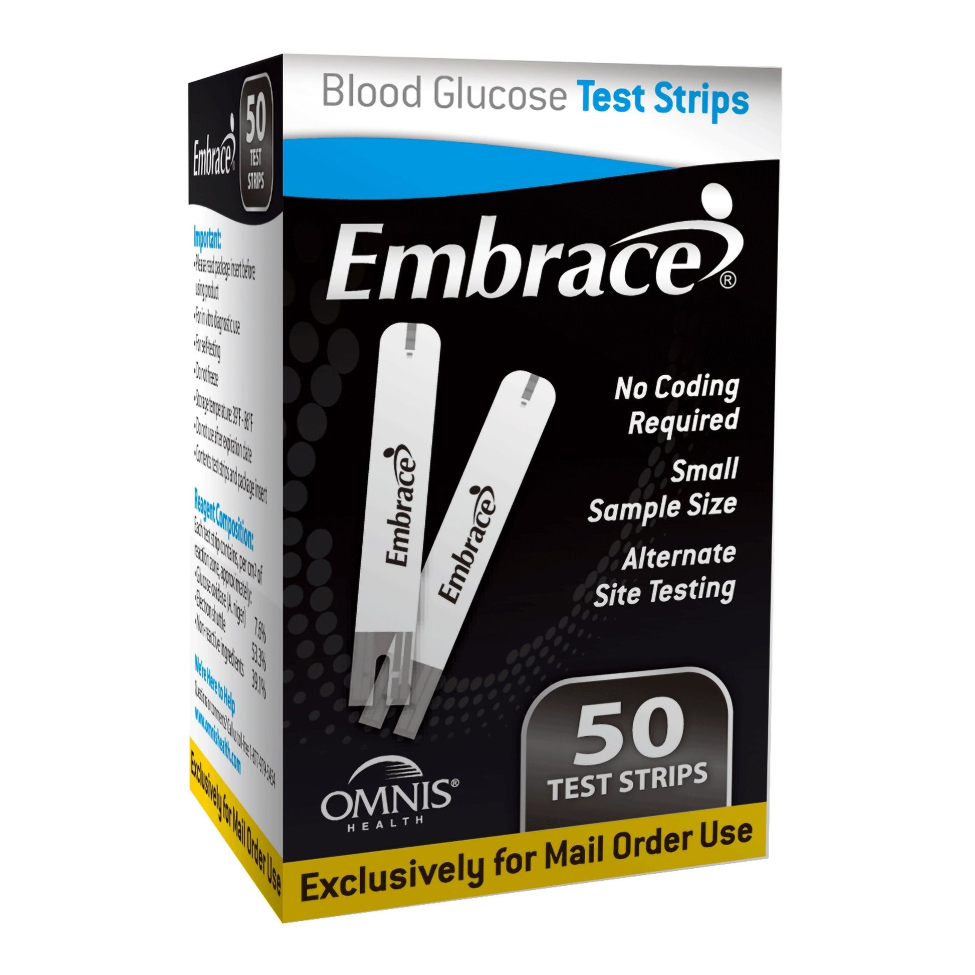 Embrace® Blood Glucose Test Strips 1 Each 