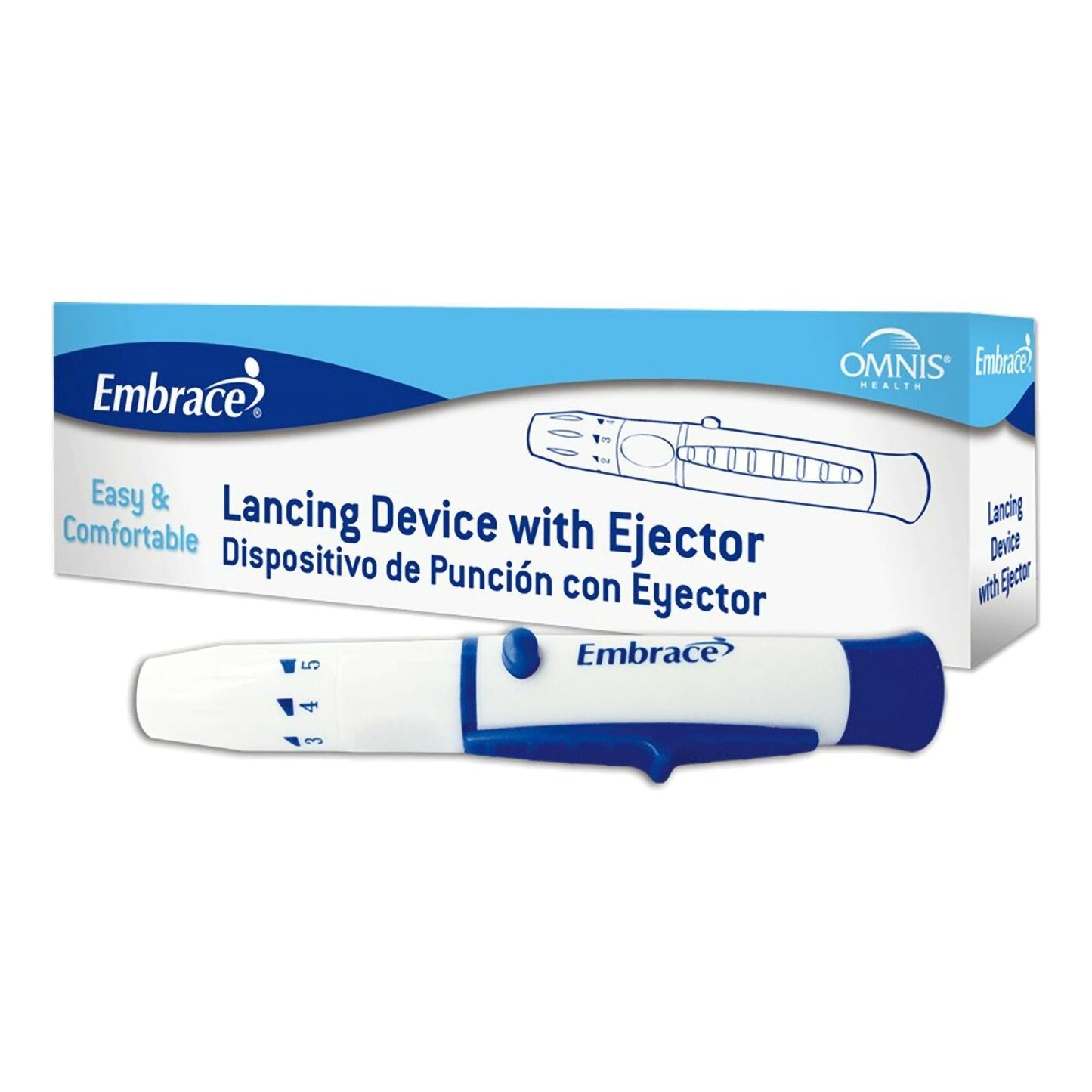 Embrace Lancing Device with Ejector 1 Each 