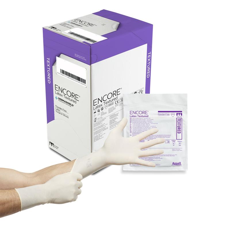 Encore® Latex Textured Surgical Glove 5.5 Box of 50 