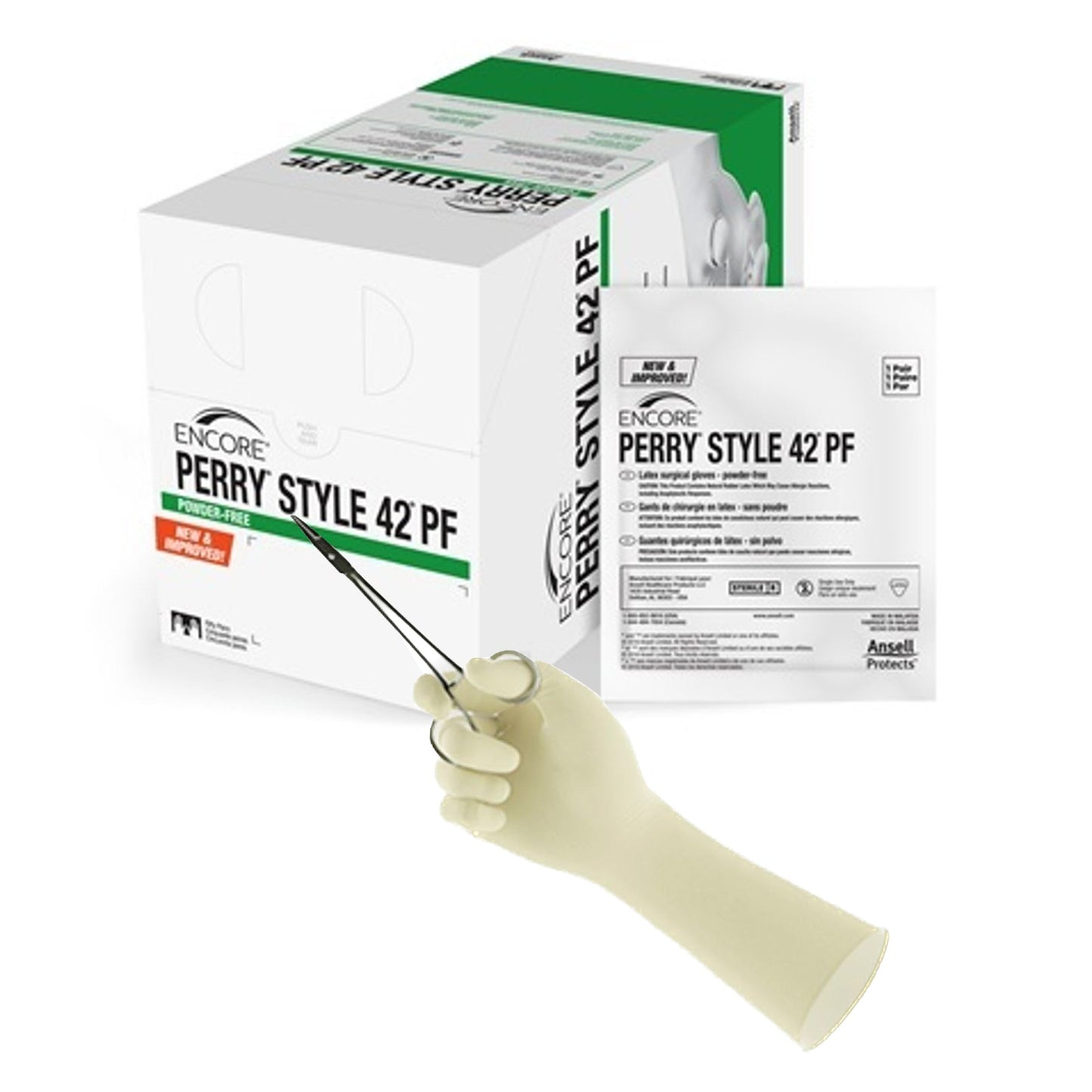 Encore® Perry® Style 42® PF Latex Surgical Glove 6 Box of 50 