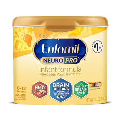 Enfamil NeuroPro™ Infant Formula Milk-Based Powder with Iron Case of 6 