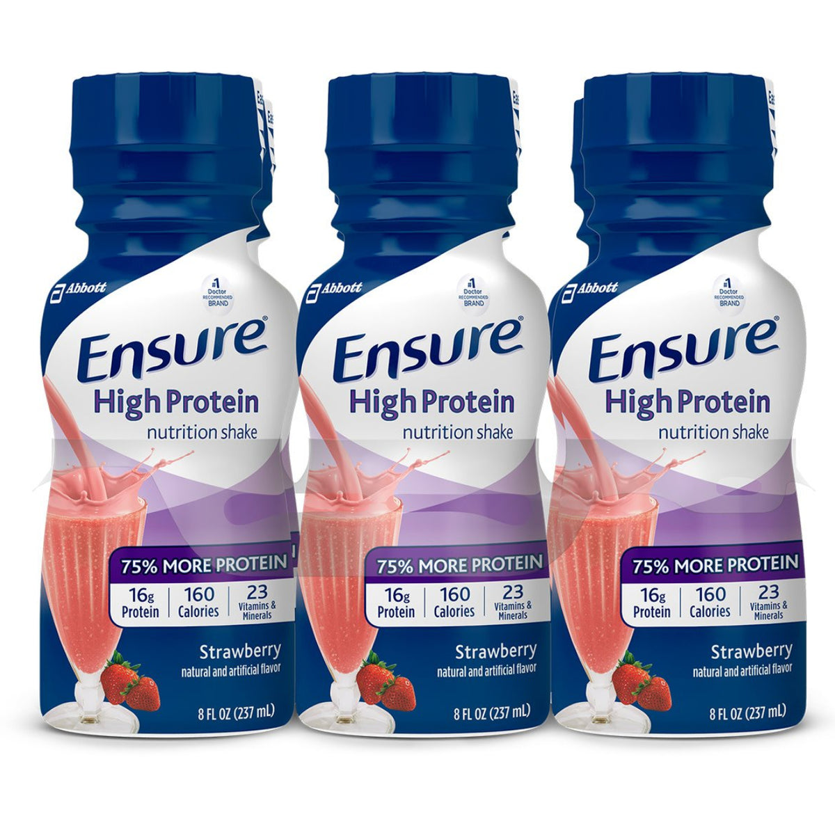 Ensure® Strawberry High Protein Nutrition Shake 1 Each 