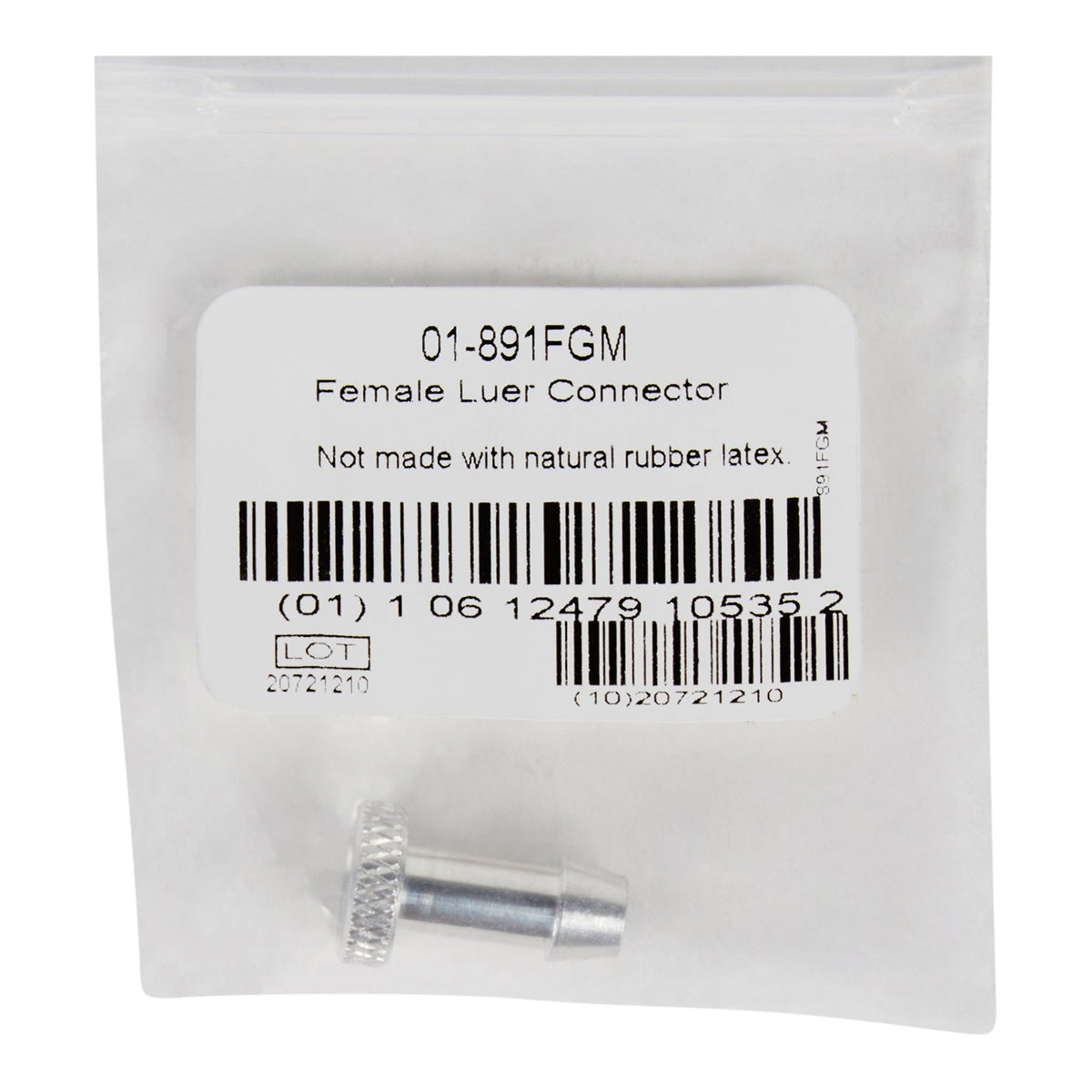 Entrust™ Performance Plus Blood Pressure Unit Tube Luer Connector Female 
