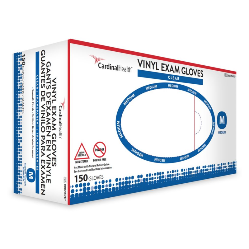 Esteem™ Vinyl Exam Glove M Box of 150 