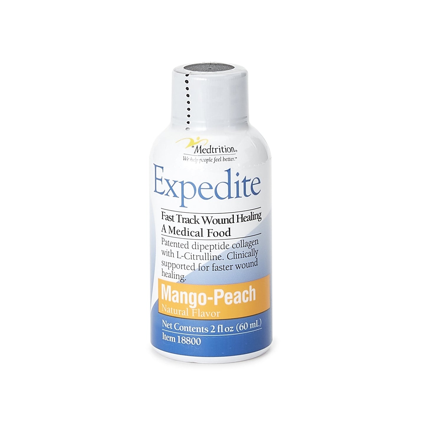 Expedite™ Mango-Peach Concentrated Collagen Dipeptides Medical Food Case of 48 