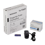 McKesson Fingertip Pulse Oximeter, Battery Operated without Alarm 