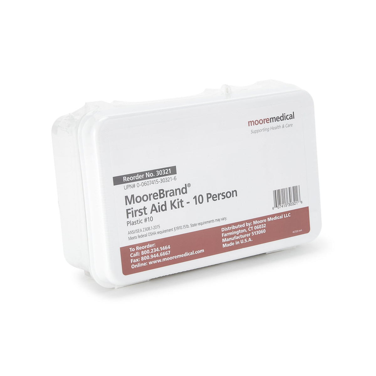 First Aid Kit McKesson 10 Person Plastic Case Each 