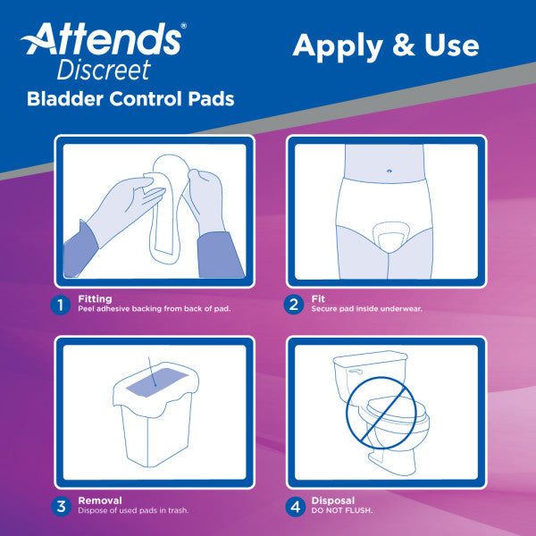 Attends® Discreet Women's Bladder Control Pads