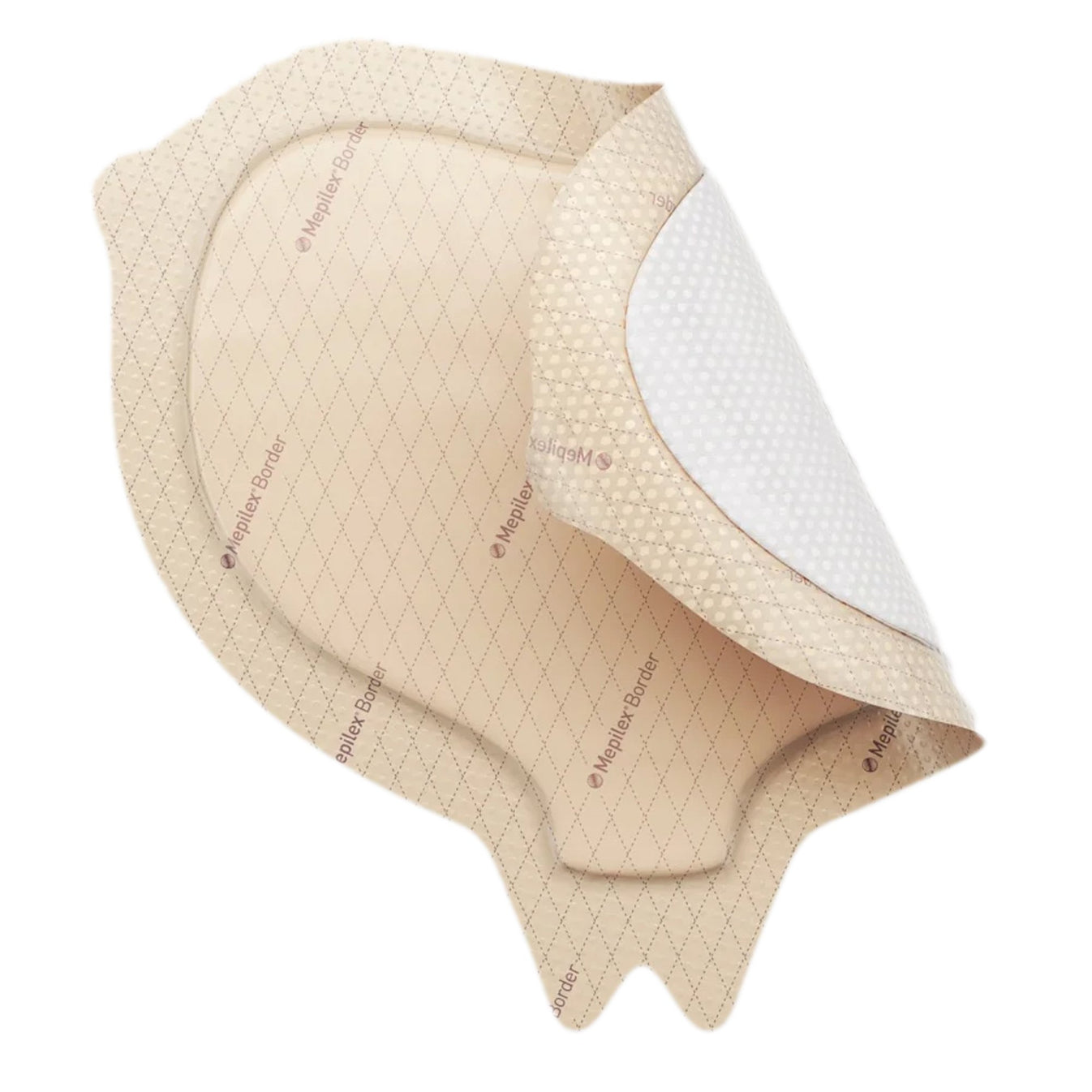 Foam Dressing Mepilex® Border Sacrum 6-1/3 x 7-9/10 Inch 5 to 6 Inch Width Each