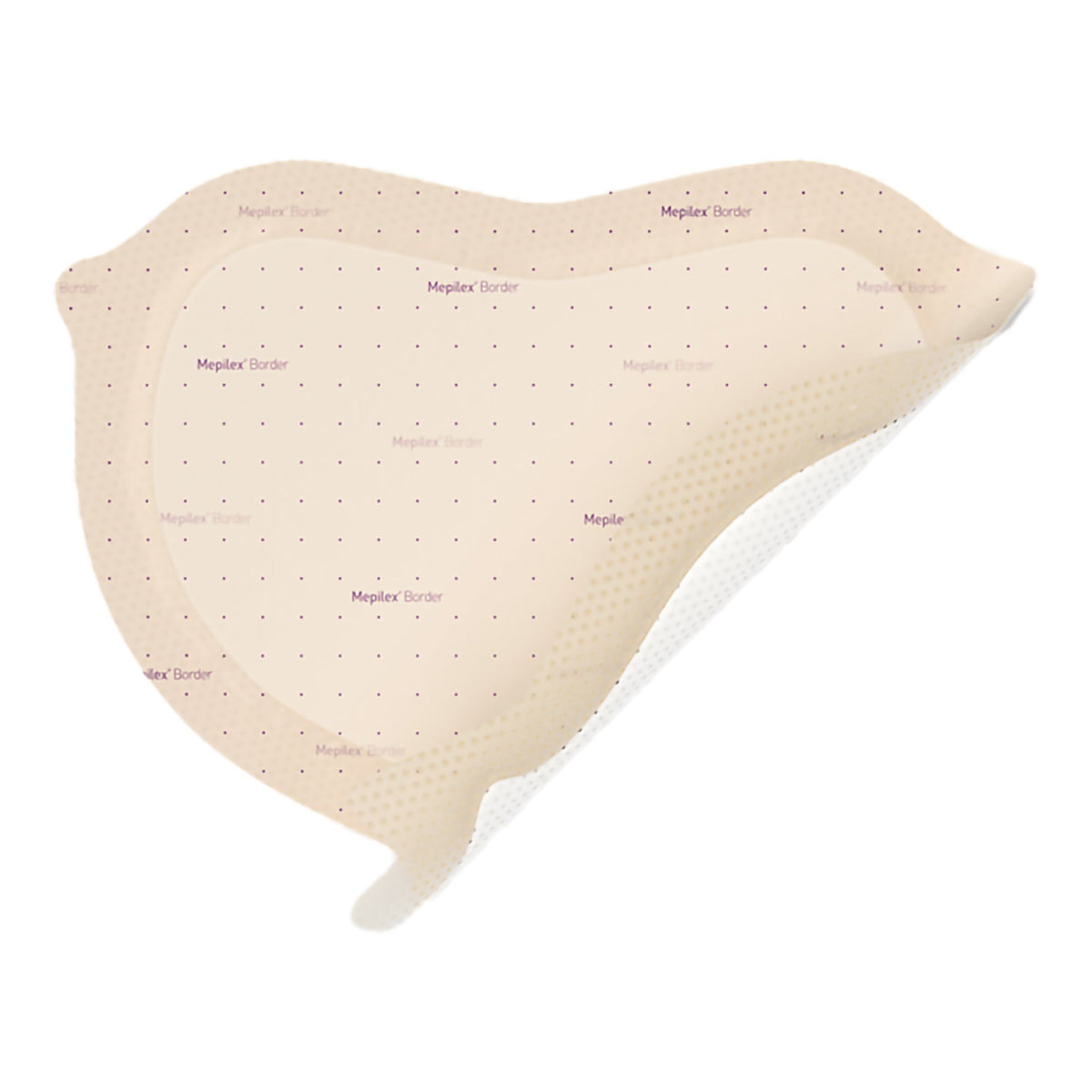 Foam Dressing Mepilex® Border Sacrum 6-1/3 x 7-9/10 Inch 5 to 6 Inch Width Each