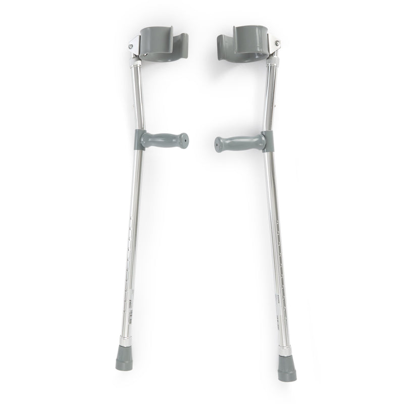 Forearm Crutches Mckesson Adult Steel Frame 