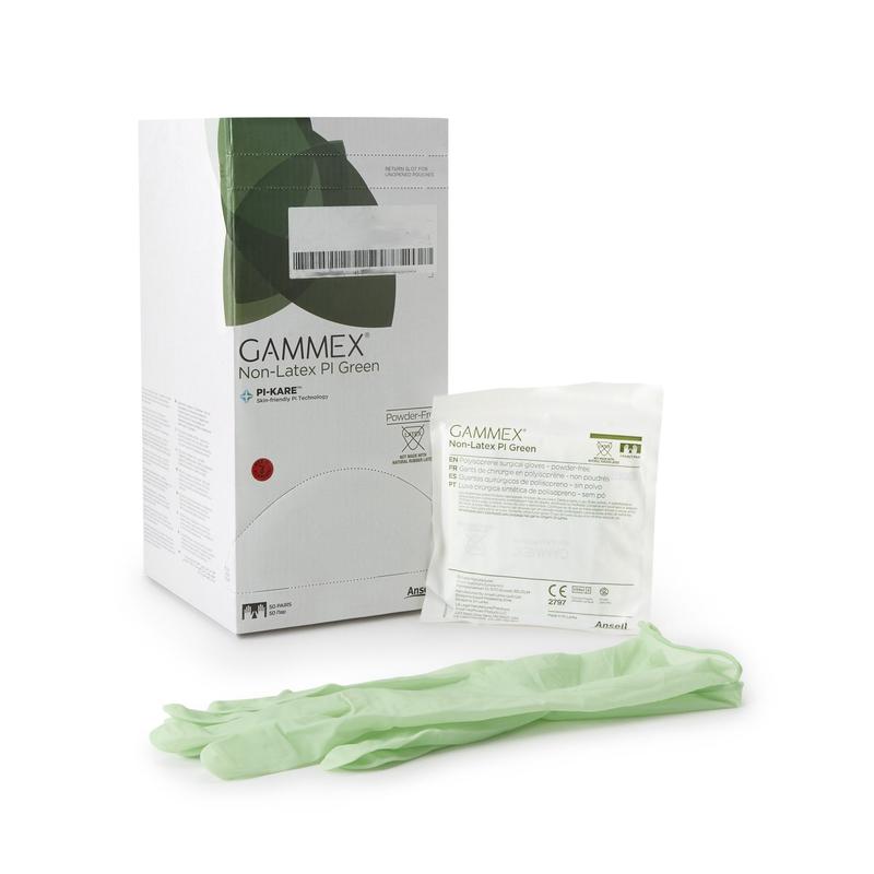 Gammex® Non-Latex PI Green Polyisoprene Surgical Glove 6 Box of 50 