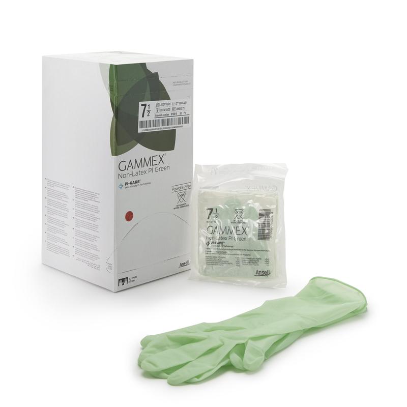 Gammex® Non-Latex PI Green Polyisoprene Surgical Glove 6 Box of 50 