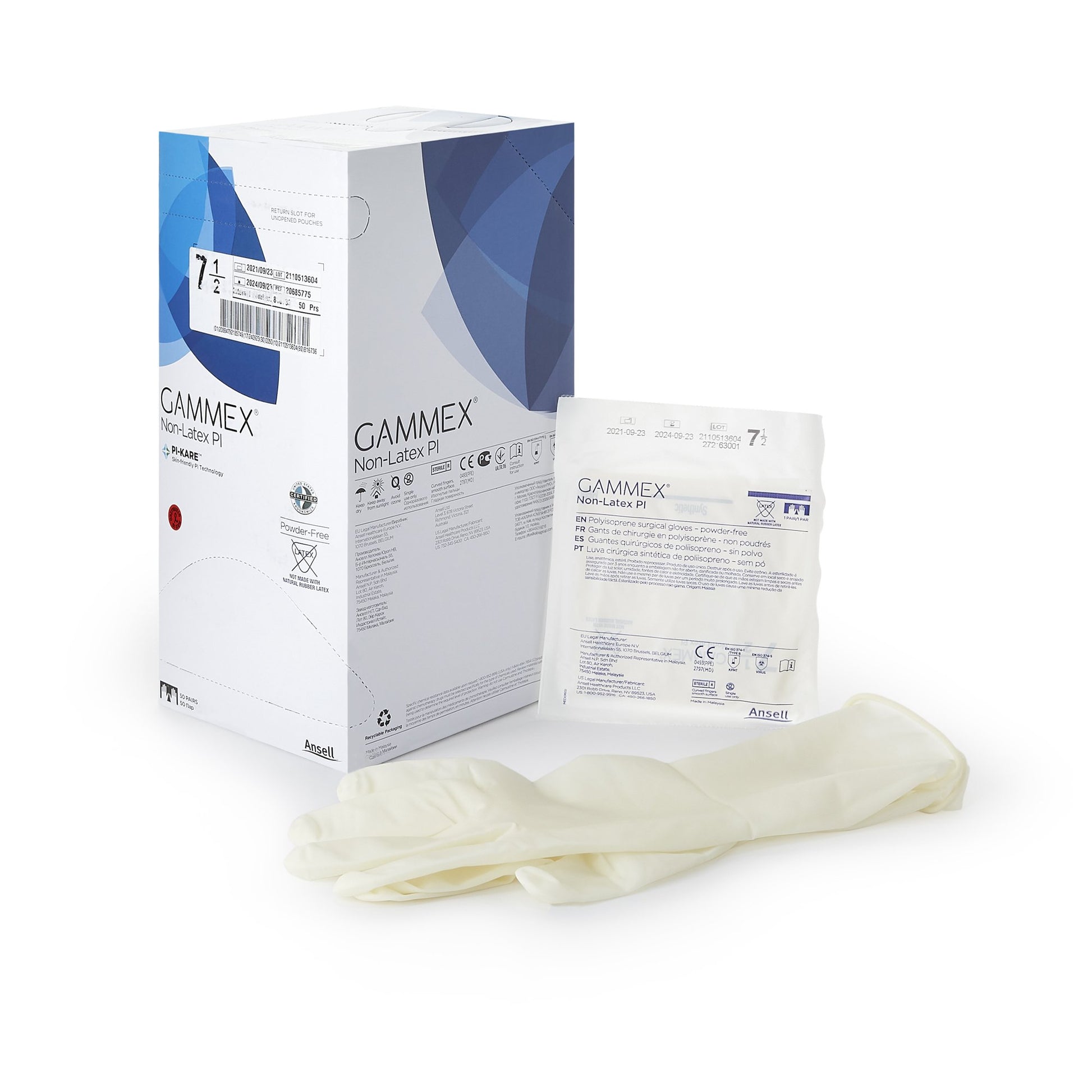 Gammex® Non-Latex PI Polyisoprene Surgical Glove 6 Box of 50 