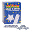 Glitter™ Stat Strip® Design Adhesive Strip Glitter Stars and Stripes 3/4" x 3" Box of 100