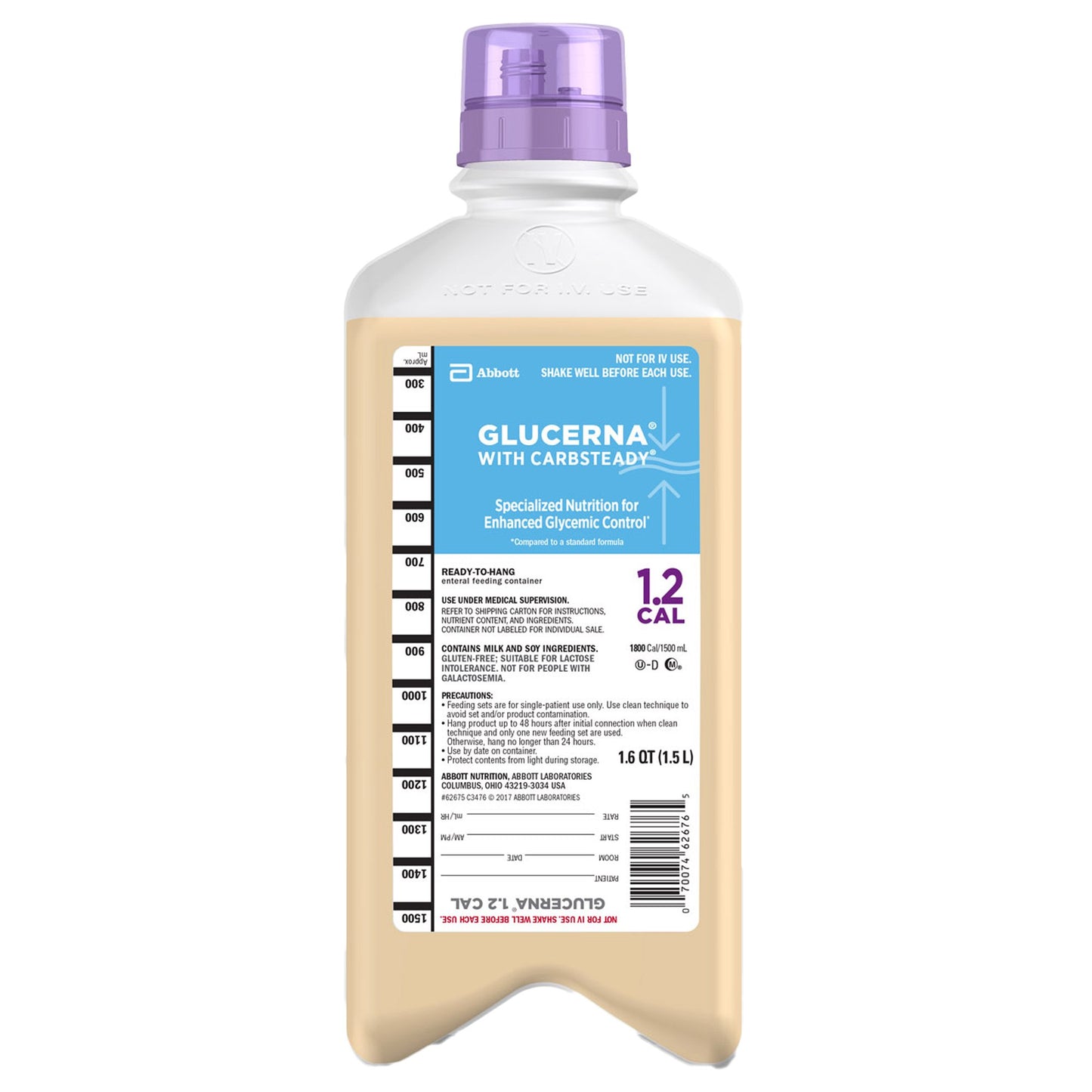 Glucerna with Carbsteady 1.2 Cal Tube Feeding Formula 1 Each 