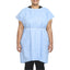 Graham Medical Patient Exam Gown XL Blue Case of 25