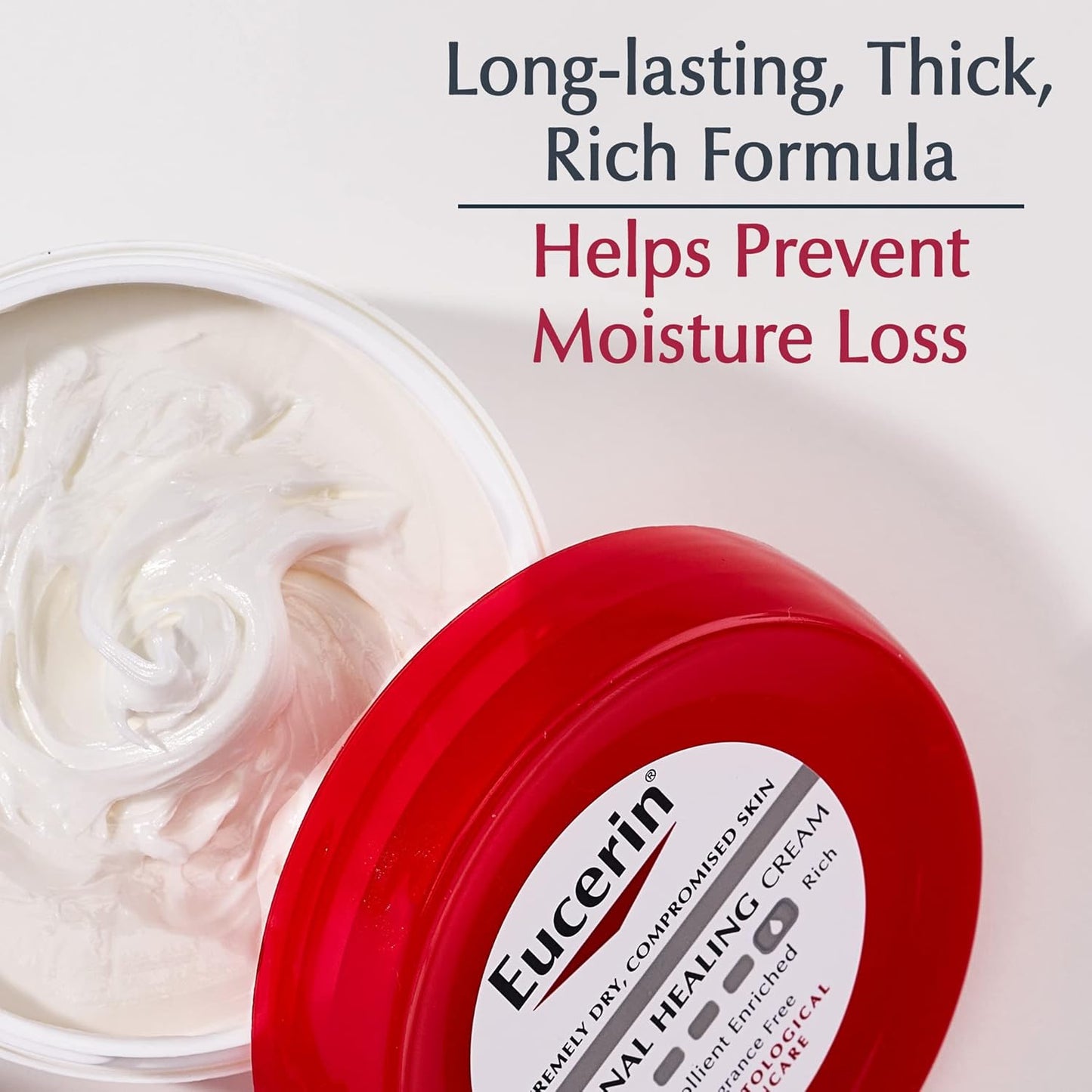 Hand and Body Moisturizer Eucerin® - Unscented Cream 16 oz. Each 