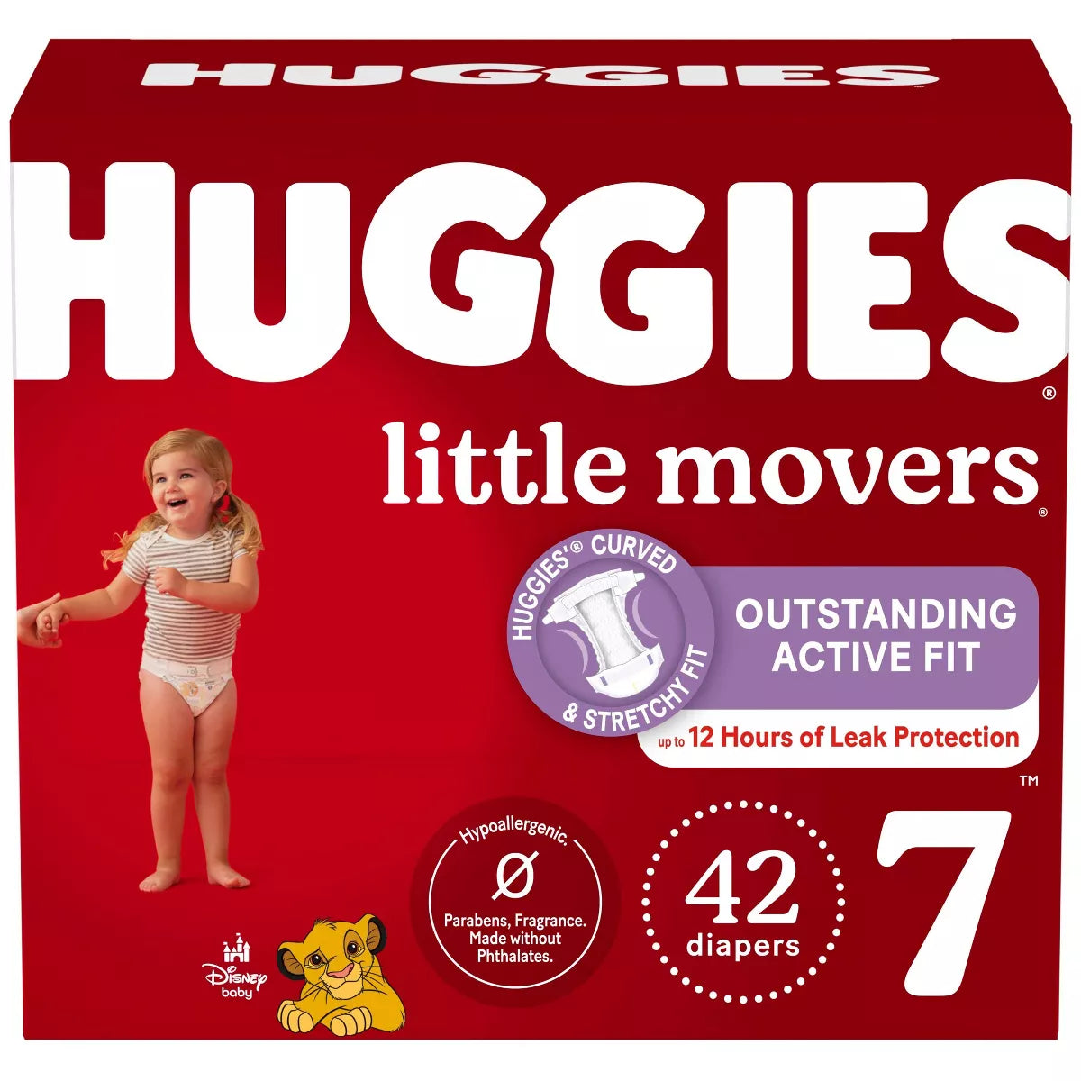 Huggies® Little Movers Baby Diapers 16 to 28 lbs. Pack of 25 