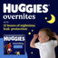 Huggies Overnites Baby Diapers 27 lbs. and Up Pack of 18 