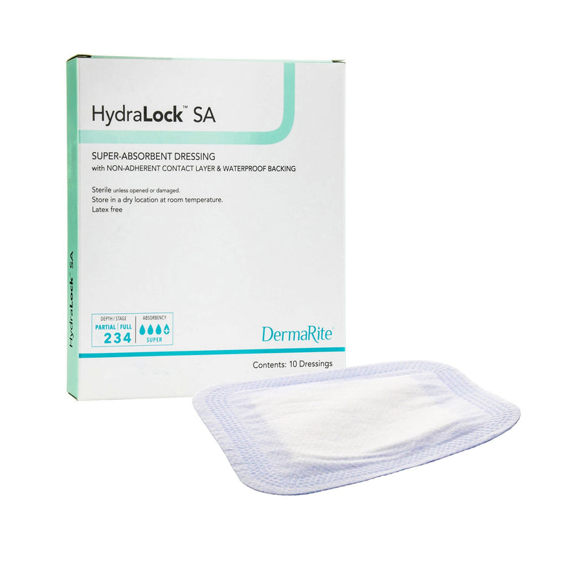 HydraLock™ Super Absorbent Dressing 3" x 3" 1 Each 