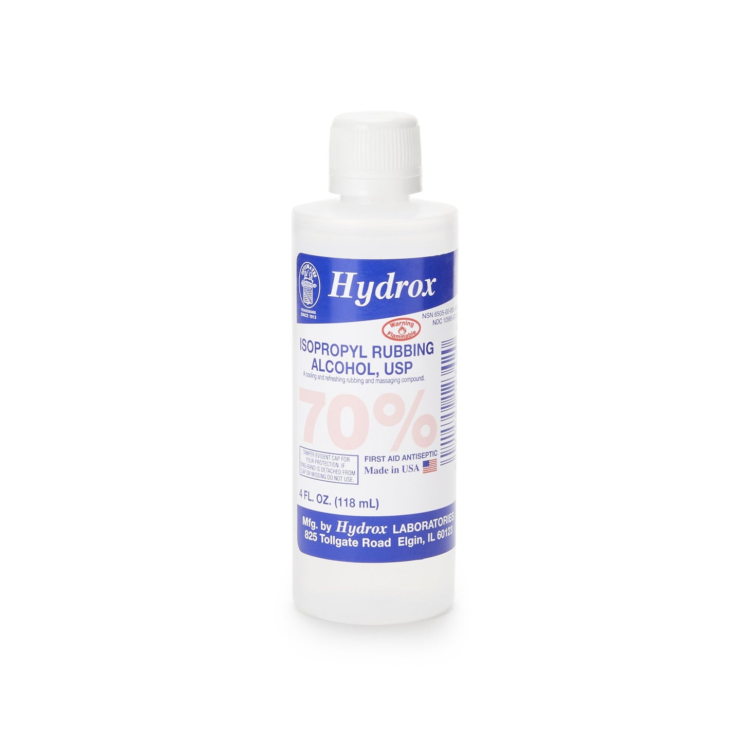 Hydrox Isopropyl Alcohol Antiseptic Case of 60 