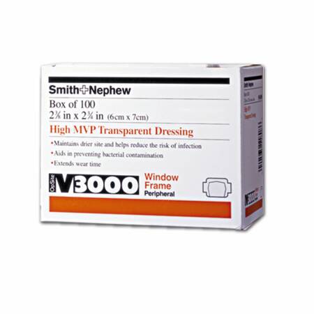 IV3000™ 1-Hand Delivery Moisture Responsive Catheter Dressing Box of 50 