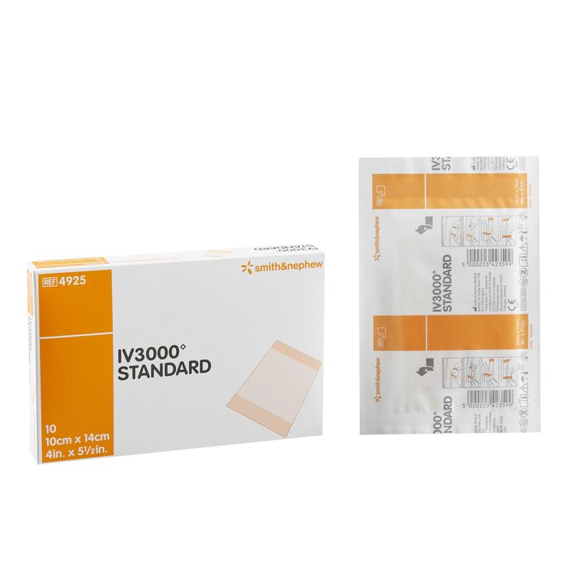 IV3000™ Catheter Securement Dressing 4" x 5" Box of 10 